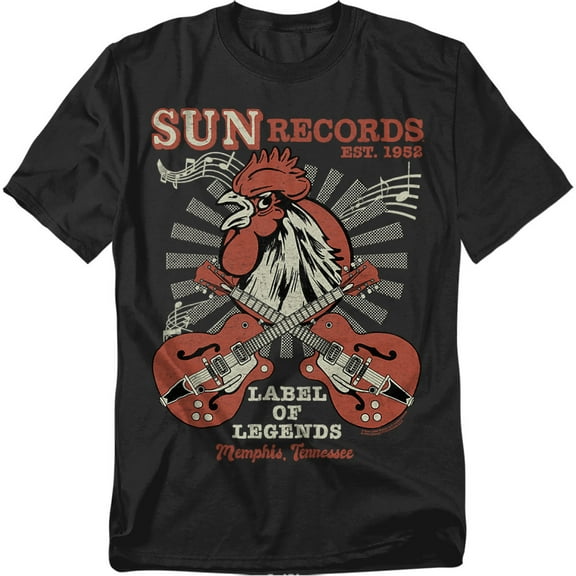 Sun Records T-Shirt Label Of Legends Unisex Graphic Tee for Men & Women