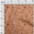 thumbnail image 1 of oneOone Rayon Orange Fabric Texture & Triangle Geometric Fabric For Sewing Printed Craft Fabric By The Yard 56 Inch Wide, 1 of 1
