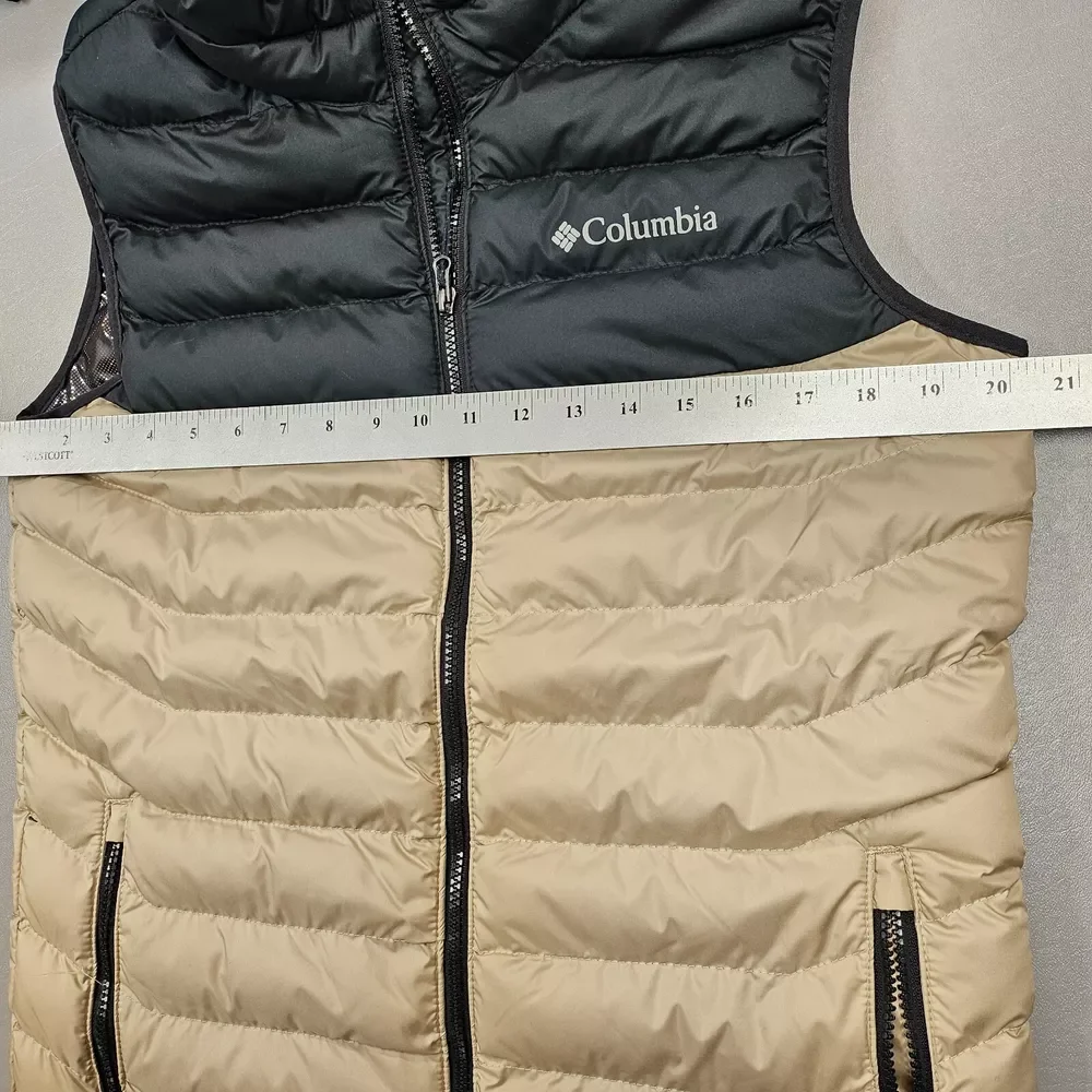 Columbia Gilet Isolé Omni-Heat Powder Lite Fermeture Éclair Complète  WO0847-271 Taille Homme S