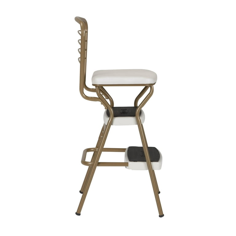 Steel step online stool chair