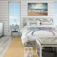 thumbnail image 5 of DESIGN ART Designart 'Pink Crab Ocean Life' Coastal Bedding Set - Duvet Cover & Shams, 5 of 5