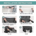 thumbnail image 5 of 1 Panel French Door Panel For Privacy Door Panel-charcoal Gray, 5 of 5
