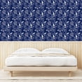 thumbnail image 3 of Ambesonne Oriental Flowers Peel & Stick Wallpaper for Home, Chinese Floral, 13"x72", Dark Lavender White, 3 of 5