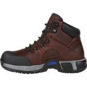 MICHELIN Men's 6 HydroEdge Steel Toe Waterproof Work Boot Brown - XHY662