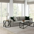 thumbnail image 4 of Evelyn&Zoe Calix 20" Wide Square Side Table, Blackened Bronze, 4 of 8