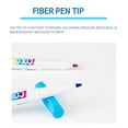 thumbnail image 2 of 12-Color Washable Floating Watercolor Markers for Kids - Fine 1mm Tip, Quick-Dry Non-Toxic Ink, Smooth Writing, Comfort Grip, Erasable Whiteboard Pens with Durable Fiber Nib & Portable Clip Design, 2 of 7