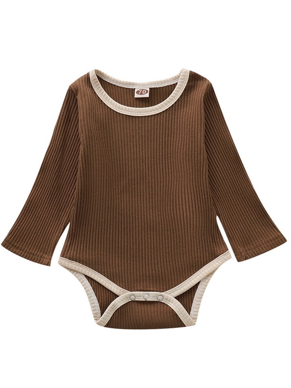ribbed long sleeve bodysuit baby