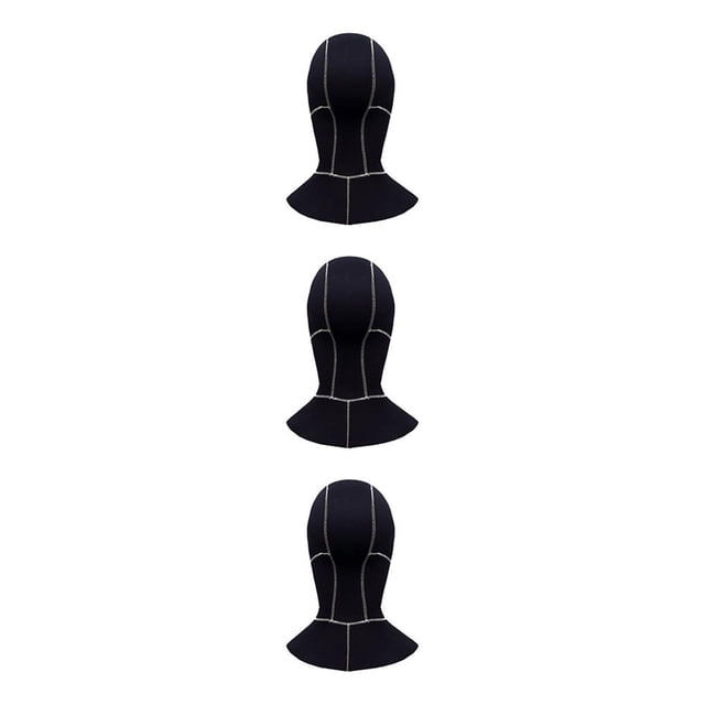 Greeniant Keep Diving DH-321 3mm Neopreno Dive Cap Hood Hombres Mujeres Head Cover Natación Sombrero Deportes acuáticos Accesorios Silver Line Type1 NO1