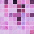 thumbnail image 1 of Ahgly Tapis d'Intérieur Lavable en Machine Carré Transitionnel Fleur Rose, 8 Pieds Carré, 1 of 7