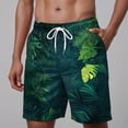 thumbnail image 2 of KPOPLK Mens Swim Trunks Shorts Speedo Swimsuit Summer Bathing Suits Casual Swimwear Swimming for Surfing Gifts for Men Beach(Dark Green,XXL), 2 of 5