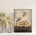 thumbnail image 2 of Qisvanset 12x16 Inch Mother Duckling Canvas Wall Art, Rustic Spring Farm Animal Easter Nature Home Decor, 2 of 8