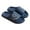 Navy, variant on Pillow Slippers For Women And Men Shower Slides Non Slip Quick Drying Bathroom Sandals Thick Sole Ultra Cushion