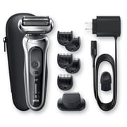 Braun Series 7 7025s Mens Wet Dry Electric Razor in Black with Charging Stand