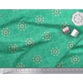 thumbnail image 3 of Soimoi Polyester Crepe Fabric Damask & Argyle Geometric Printed Fabric 1 Yard 52 Inch Wide, 3 of 3