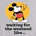 thumbnail image 2 of Disney - Mickey & Friends - Waiting for the Weekend Like - Whistling Music - Men's Jersey Tank Top, 2 of 4