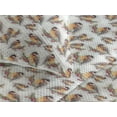 thumbnail image 3 of Ambesonne Winter Quilted Bedspread Set 3 Pcs, Vintage Bullfinch Bird Print, Twin, Ivory Apricot and Dark Pink, 3 of 4