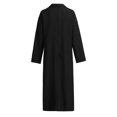 thumbnail image 4 of AOOCHASLIY Clearance Womens Dresses Summer Women Plus Size Long Sleeve Cross V Neck Maxi Dress Full Length Shirt Line Dress, 4 of 8
