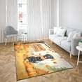 thumbnail image 4 of Welcome Fall Labrador Retriever Cozy Autumn Field Pumpkins Golden Leaves Indoor Rug Lab Dog Lover Gifts Carpet Living Bed Room Sofa Home Decor - 12013, 4 of 5