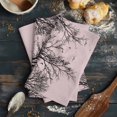 thumbnail image 6 of Pink Black Branches Kitchen Towels Set of 3, Water Absorbent Dish Towel, Botanical Dead Tree Birds Decorative Hand Towels - Quick Drying Cloth for Cooking Baking, 18x28 Inch, 6 of 8