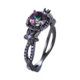 thumbnail image 3 of mtvxesu Rings Multilayer Welcome Lood Luck For Women Open Back Rings For Wedding Engagement Anniversary Sale, 3 of 7