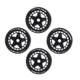 thumbnail image 3 of 4 Pcs Pneus de Voiture RC, Pneus de Rallye RC Échelle 1/8, Pneus de Roue RC 17mm en Plastique Durable pour Aventures Tout-Terrain avec Installation Facile, 3 of 7