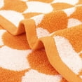 thumbnail image 4 of Unique Bargains 4 Pcs Soft Hand Towel 13" x 29" Orange/Grey, 4 of 5