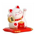 thumbnail image 2 of Fortune Lucky Wealth Welcoming Cat Solar Powered Cute Cat con brazo ondulante Home Display Car Decor ANGGREK AI1017, 2 of 6