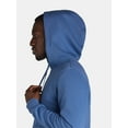 thumbnail image 4 of Athletic Works Men's and Big Men's Fleece Zip Hoodie Sweatshirt, Size S-5XLT, 4 of 5
