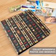 thumbnail image 4 of FORMRS 3 Ring Photo Album 4"x6" Self Adhesive Large Capacity PU Leather Cover, Beige Geometric, 4 of 8