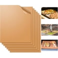 thumbnail image 1 of Paquete de 7 alfombrillas antiadherentes para parrilla, resistentes, reutilizables y fáciles de usar., 1 of 5