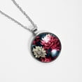 thumbnail image 4 of Ink Plants Women's Glass Circular Pendant Necklaces, 4 of 5