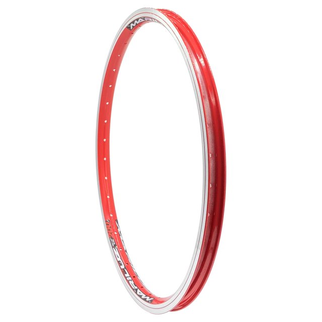 Rin para bicicleta 20 aero x 36 hoyos aluminio pared sencilla rojo Mariluz