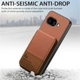 thumbnail image 6 of Dteck for Google Pixel 9A Case Wallet with Card Holder, RFID Blocking Credit Slots Kickstand Shockproof Phone Cover for Women Men,Brown, 6 of 8