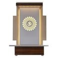 thumbnail image 2 of Wooden Temple For Home With LED Lights For Home And Office / Wooden Designer Mandir With Cabinets / Pooja Mandir For Home Large/Puja Mandir, 2 of 6