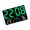 BK green, variant on Digital Indoor Outdoor Hygrometer with Weather Forecast, Backlight Clock & Humidity Alert for Home Office