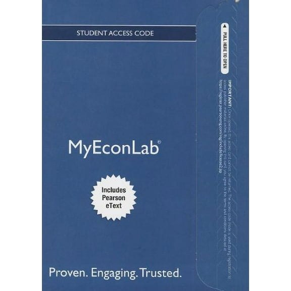 NEW MyEconLab with Pearson eText -- Access Card -- for Principles of Microeconomics, 9780133049985, Paperback, 11