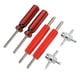 thumbnail image 1 of Tire Valve Core Remover, Multifunction 6PCS Heavy Duty 4 Way Tire Valve Tool Single Double Heads Compact for Cars Trucks Motorcycles ANGGREK Otros, 1 of 8