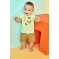 thumbnail image 5 of Garanimals Baby Boy Drop Shoulder Jersey Tee with Rolled Sleeves, Sizes 0-24 Months, 5 of 5