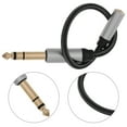 thumbnail image 5 of OUNONA 2pcs Audio Conversion Cables 6.35mm To 3.5mm Female AUX Audio Cable Headphone Jack Extender Sound Transmission For Theater Stage Performance, 5 of 8