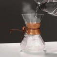 thumbnail image 5 of 20OZ Pour-Over Coffee Pot with Heat-Resistant Glass Sharing Jug and Filter Home Coffee Set for Cold Brew and Pour-Over Brewing Milk Tea Pot, Gift for Coffee Lovers, 5 of 8