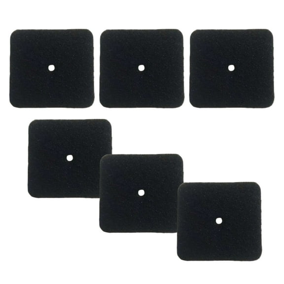 Delapan 6 Pack Charcoal Cat Litter Box Filter Compatible with Catit Hooded Cat Litter Pans Carbon Odor Filters