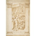 thumbnail image 3 of Giorgio Vasari 13x18 Black Modern Framed Museum Art Print Titled - Saint Paul Speaking Before King Agrippa (Acts 26) (1573), 3 of 5