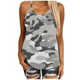 thumbnail image 6 of sususu Work Out Tank Tops for Women Sleeveless Athletic Tank Tops Open Back Undershirt Yoga Workout Casual Athletic Stretch Racerback Breathable Tee Grey XXL, 6 of 7