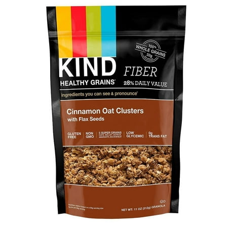KIND Bars, Healthy Grains, Cinnamon Oat Clusters with Flax Seeds, 11 oz(pack of