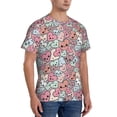 thumbnail image 5 of Rocae Cartoon Hearts for Men's Moisture-Wicking Crew Tee - T-Shirt for Sports, Outdoor Activities, and Casual Wear3X-Large, 5 of 9