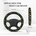 thumbnail image 3 of Fotbe Mardi Gras Carnival4 Funda para Volante Universal de 15 pulgadas, Accesorios para Auto para Hombre y Mujer, Protector de Volante Cómodo para SUV y Sedán, 3 of 6