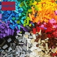 thumbnail image 2 of 125/250g Building Blocks Bulk Set City Classic Bricks Colorful Assembly DIY Creative Toy Educational Interactive Toy for Kids,light blue,125g, 2 of 7