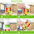 thumbnail image 4 of Sellador al vacío para tarros de cristal con pantalla digital, máquina selladora al vacío de alimentos portátil con bolsas selladas y 10 tapas para tarros de cristal, 4 of 5