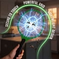 thumbnail image 5 of LAVA Electric Fly Swatter Handheld Mosquito Racket with 3-Layer Safety Mesh, Battery Operated Insect Killer for Indoor Outdoor Use, Large Size Tennis Killing Zap (Green), 5 of 8