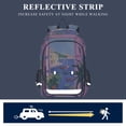 thumbnail image 5 of FORMRS Unisex School Backpack 17" Student Travel Bag with Laptop Compartment, Purple Window Scene, 5 of 7